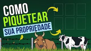 Como piquetear sua propriedade [upl. by Nevar]