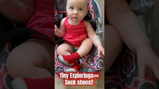 Best baby shoes machine washable ‘Tiny Explorings’ baby babyitems babyclothes cute shopping [upl. by Hecklau931]