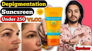 Best Budget Sunscreen for All Skin Type  Vlcc Matte Look De pigmentation Remove Darkspots [upl. by Mont846]