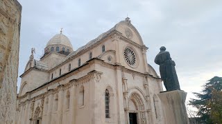 Cathedral of Šibenik ŠibenikKnin Croatia Europe [upl. by Navek990]