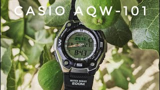 Огляд та налаштування Casio AQW101 Fishing Timer Класний годинник за помірні кошти watchtechua [upl. by Mcneil669]