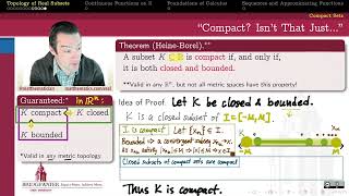 4023X5 Compact Closed and Bounded The HeineBorel Theorem [upl. by Arihsat]