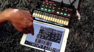 Korg Volca FM with Patch Base for iPad [upl. by Dorsey986]