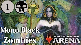 MTG ARENA MONO BLACK ZOMBIES STANDARD [upl. by Zaragoza736]