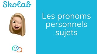 Les pronoms personnels sujets  Je tu ilelle [upl. by Wayolle935]