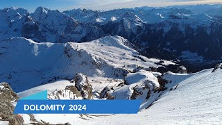 4K DOLOMITY SKI 2024 [upl. by Francesco400]