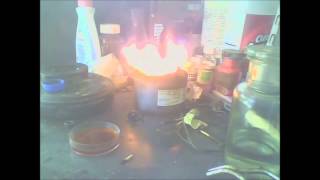 Combustion Of Nitrobenzene [upl. by Otero]