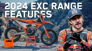 2024 KTM EXC Enduro range – Take a closer look with Mani  KTM [upl. by Remlap122]