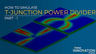 Simulation of a Tjunction Power Divider Using Ansys Electronics Desktop Part 1 – Lesson 4 [upl. by Virgilio]