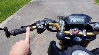 How to Countersteer  ONE FINGER Demonstration [upl. by Tirza407]