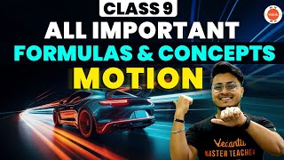 Class 9 Motion Chapter All Formulas amp Concepts in 30 mins One Shot  CBSE Class 9 Physics Chapter 1 [upl. by Dow]