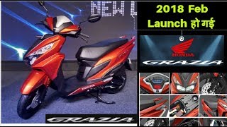 Honda Grazia 2018 Price Scooter Images Mileage 6 Colours SpecificationMileage amp Reviews [upl. by Malim805]