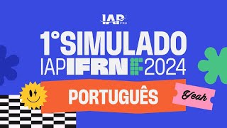 CORREÇÃO DE PORTUGUÊS  1º SIMULADO DE 2024  EXAME DE SELEÇÃO [upl. by Kalagher]