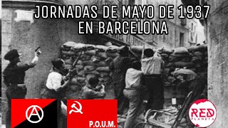 Barcelona SUCESOS de MAYO 1937🔻 Guerra entre comunistas y anarquistas en la Guerra Civil española [upl. by Natiha]