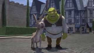 Shrek 2001 Clip 3 Latino  Bienvenido a Duloc [upl. by Annoynek]