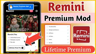 Remini Premium mod apk Remini Pro free kaise le  how to get Remini free trial 2024 Remini ad free [upl. by Naujyt880]