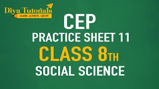 8th Class SST Worksheet 11 Solution for Competency Enhancement Exam 2024 [upl. by Aimit]