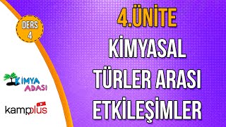 📌 23 GÜN  KAMPPLUS DERS 4  KİMYASAL TÜRLER ARASI ETKİLEŞİMLER 🤓 4 ÜNİTE  Kimya Adası TYTKimya [upl. by Piselli331]