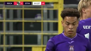 RSC Anderlecht vs St Truiden 10 Mario Stroeykens score late goal to earn win Match recap [upl. by Cummins274]