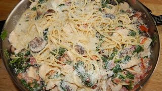 Tuscan Chicken Pasta Recipe  Creamy Chicken Pasta [upl. by Dis]