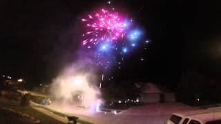 2014  4th of July  DIY Fireworks Display  24 Excalibur Shells with Others [upl. by Richard679]