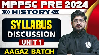 MPPSC Pre 2024 History  History Syllabus Discussion for MPPSC Prelims 2024  Aagaz Batch [upl. by Hgalehs]