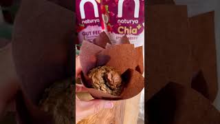 Very berry muffins 😍🍰 naturya muffins superfoodnutrition [upl. by Ariamat]