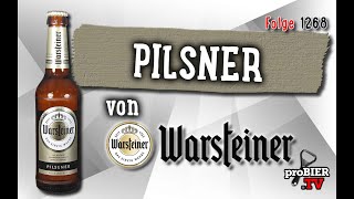 Pilsner von Warsteiner  Bier Verkostung 1268 [upl. by Hakeem]