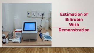 Estimation of Bilirubin With Demonstration bilirubin biochemistry jaundice [upl. by Rebna]