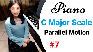 C Major Scale  Parallel Motion Piano Scales and Arpeggios 7 [upl. by Adlaremse]