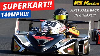 Rob Stubbs  250 Superkart  Round 1  Oulton Park 12th to 5th place First race back in 6 years [upl. by Sharon]