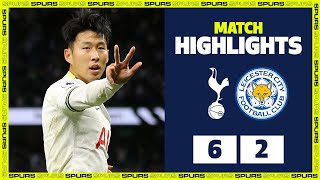 HeungMin Sons INCREDIBLE hattrick  EXTENDED HIGHLIGHTS  Spurs 62 Leicester City [upl. by Lavoie]