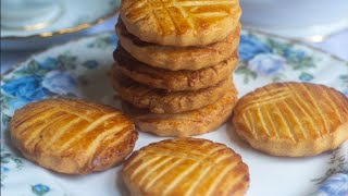 French Butter Cookies Sablé Breton [upl. by Drawd547]