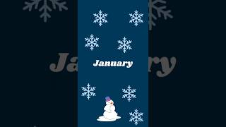 Months of the year song  nursery study videos kids learning toddlers education preschool kid [upl. by Thorman]