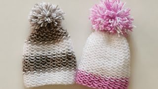 Tutorial cappello punto ondine Facilissimo Senza diminuzioni Tutte le taglie ❄️☃️🎄 [upl. by Nyrat748]