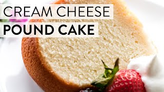 Cream Cheese Pound Cake  Sallys Baking Recipes [upl. by Engdahl]