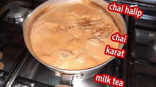 chai karatchai halipmilk tea recipe [upl. by Sewell]