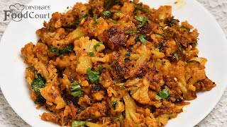 Cauliflower Fry Cauliflower Poriyal Gobi Fry [upl. by Frederigo119]