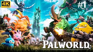 PALWORLD POKEMONS WALKTHROUGH PART 1  4K 60FPS [upl. by Brunhilda]