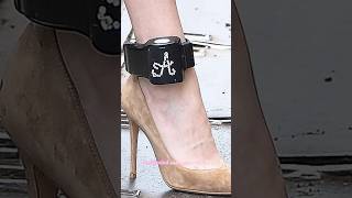 Anna Delvey wears Bedazzled Ankle Monitor to Court Painting [upl. by Nerad71]