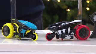 Maisto Tech RC Set of 2 Cyklone 360 Stunt Motorcycles on QVC [upl. by Prescott]