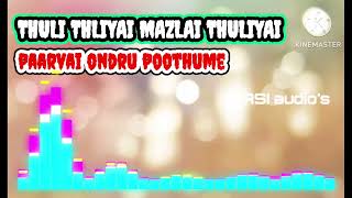 💓💓THULI THULIYAI 💗PARVAI ONDRU POTHUME💓💓FULL AUDIO SONGS HQ AUDIOVISUAL SundarGVSAudiovibes [upl. by Bink]