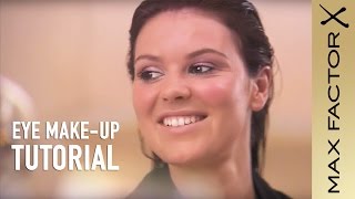 How to Apply Eyeshadow and Mascara Eye MakeUp Tutorial  Max Factor MakeUp Makeover [upl. by Bethel]