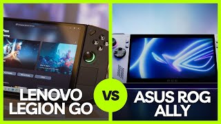 Lenovo Legion Go vs Asus ROG Ally  Two Great Handhelds but Which is for You [upl. by Ikceb]