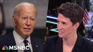 Combative See Rachel Maddow and colleagues react to Joe Bidens interview with NBCs Lester Holt [upl. by Enetsirk]