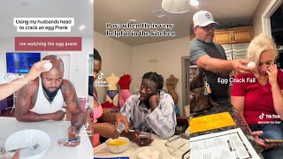 Egg Crack Challenge Prank Tiktok Compilation [upl. by Llerrehs614]