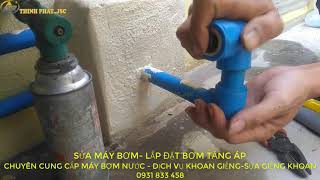 Cách hàn ống Ppr khi không có máy hàn nhiệt  Hàn ống nhựa cho nước nóng NLMT đơn giản [upl. by Lurline]