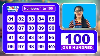 Learn How to Count 1  100 with Miss V  Counting Numbers 1 to 100  One To Hundred Counting [upl. by Suoicerp]