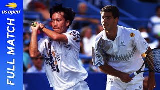 Michael Chang vs Pete Sampras  US Open 1993 Quarterfinal [upl. by Aubrey]