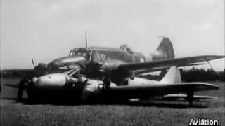 Two Avro Ansons landed together after midair 1940 [upl. by Elaval]